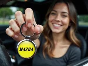 Mazda Portallaves Metal Estilo Metálico